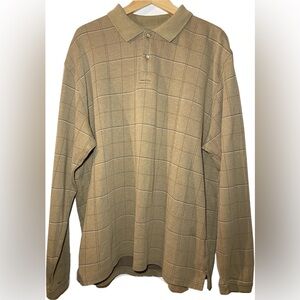 Brown Arrow Polo Sweatshirt